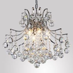 LightInTheBox Modern Contemporary Crystal Chandelier with 6 Lights, Pendant Modern Ceiling Light ...