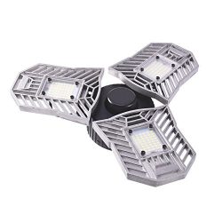 60W Deformable LED Garage Light Ceiling Light Factory Warehouse Industrial Lighting, 6000 Lumen  ...