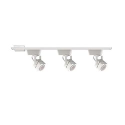 WAC Lighting CI-HHT-802/3-BK Low Voltage Three Light Track Lighting Kit in White Finish