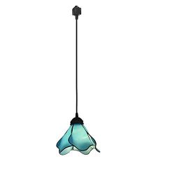 KIVEN H-Type Track Lighting Mediterranean Style PMMA Pendant Lamp Retro Lighting 3.3 ft Black Co ...