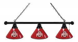 Holland Bar Stool Co. Ohio State 3 Shade Billiard Light