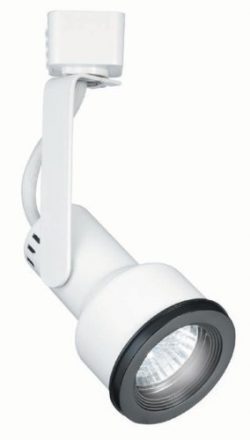 Juno Lighting R713WH Step 1-Light Cylinder Track-Master Head, White Finish by Juno Lighting Group