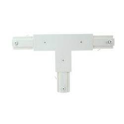 Lightolier 6051WH Lytespan Track Lighting Basic Track Access “T” Connector, WHite