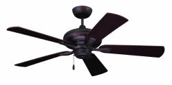 Emerson Ceiling Fans CF772ORB Monterey II 52-Inch Indoor Ceiling Fan, Light Kit Adaptable, Oil R ...
