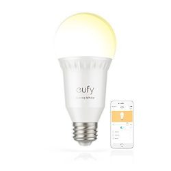 eufy Lumos Smart Bulb By Anker- White, Soft White (2700K), 9W, Works With Amazon Alexa and Googl ...