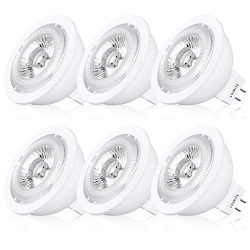 Luxrite MR16 LED Bulb GU5.3, 50W Equivalent, 12V, 2700K Warm White Dimmable, 500 Lumens, 7W LED  ...