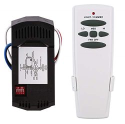 Eogifee Universal Ceiling Fan Remote Control and Receiver Kit Replacement of Hampton Bay Harbor  ...