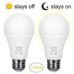 Sensor Lights Bulb Dusk to Dawn LED Light Bulbs Smart Lighting Lamp 7W E26/E27 Automatic On/Off, ...