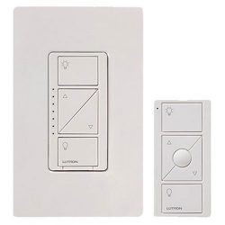 Lutron Caseta Wireless Smart Lighting Dimmer Switch and Remote Kit for Wall & Ceiling Lights ...