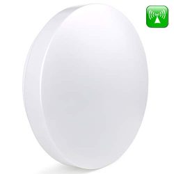 Awanber Motion Sensor Close to Ceiling Lights Indoor, 15 Watt 1000 Lumen, LED Flush Mount Ceilin ...