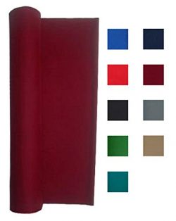 Performance Grade Pool Table Felt – Billiard Cloth – for an 8 Foot Table Burgundy