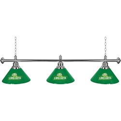 Trademark Gameroom Bud Light Lime-A-Rita 3 Shade Billiard Lamp