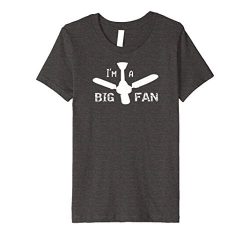 Kids I’m a Big Fan Ceiling Fan Shirt 6 Dark Heather