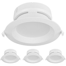 Hykolity 6 Inch 15W Integrated LED Recessed Lighting Kit with Junction Box,1500lm 4000K Neutral  ...