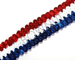 1″ Stretch Sequin Headband Team Softball Basketball Volleyball Soccer Track