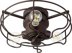 Quorum 1905-86 Windmill 3-Light Kit LED, 18 Total Watts, Oiled Bronze