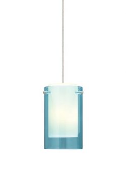 Tech Lighting 700FJECPQS, Mini Echo Mini Low Volt Cylinder Pendant, 1 Light Halogen, Nickel