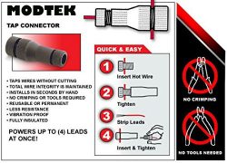 Modtek Low Voltage High Performance Piercing Connectors for Landscape Lights, Cable Connector fo ...