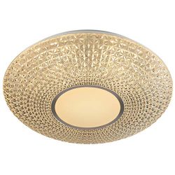 CORSO 20-inch Modern Diamond Chandelier Lighting LED Ceiling Light 48 W 4000lm, Dimmable 3000k C ...