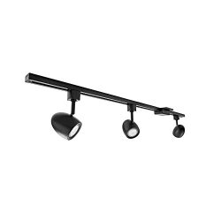 Lithonia Lighting LTKOVAL MR16GU10 LED 27K DBL M4 Ostrich Egg 3-Light LED Track Lighting Kit, 44 ...