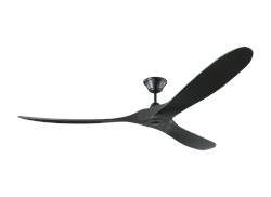 Monte Carlo 3MAVR70BKBK Modern Ceiling Fan, 70-inch Matte Black Blades