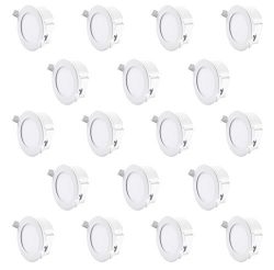 Hyperikon 4 Inch Recessed LED Downlight Slwith Junction Box, Dimmable, 8.5W (60W Equiv), Retrofi ...