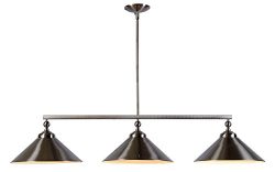 Kenroy Home 93247BS Conical 3 Light Island Light