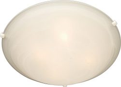 Maxim Lighting 2681MRWT 3 Light Flush Mount Ceiling Light
