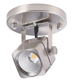 Cloudy Bay LED Ceiling Mount Track Light Head,CRI90+ 5000K Day Light Dimmable,Adjustable Tilt An ...