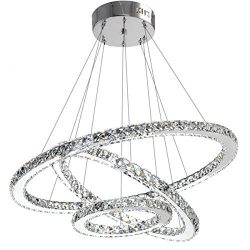 Modern Crystal Chandelier Lighting Ceiling Dining Room Living Room Chandeliers Contemporary Led  ...