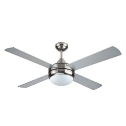 BLACK+DECKER 52 inch Ceiling Fan with Light Kit & Remote Control – 4-Blade – Whi ...