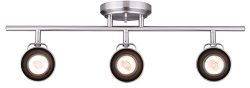 CANARM IT622A03BN10 LTD Polo 3 Light Track Rail, Brushed Nickel with Adjustable Heads