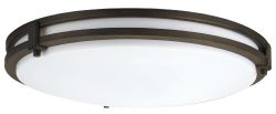 Lithonia Lighting FMSATL 16 20840 BZA M4 LED Saturn Flushmount Ceiling Light Fixture for Kitchen ...