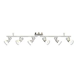 Easylite 4 ft. 6-Light Chrome Integrated LED Track Lighting Kit