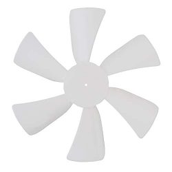 Dumble Fan Blades Replacement with 0.094” Round Bore, 6” Inch White RV Bathroom Fan Blade Replac ...