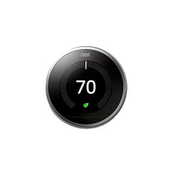 Nest Learning Thermostat | 3rd Generation WiFi Bluetooth Smart Thermostat Silver