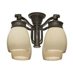 Casablanca 99087 Outdoor 4 Light Fixture, Aged Bronze