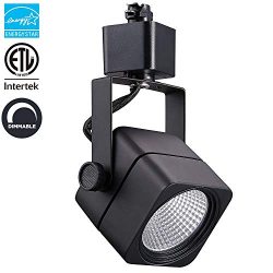 LED Track Lighting Head Black, CRI90+ 8W(=60W) 600LM Compatible with H Type Track | Energy Star  ...