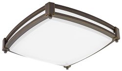 Lithonia Lighting FMSSATL 13 14840 BZA M4 LED Saturn Flushmount Ceiling Light Fixture for Kitche ...