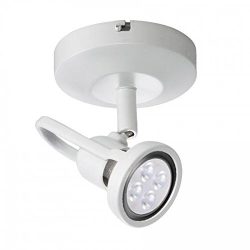 WAC Lighting ME-826LED-WT LED Monopoint 826 Spot Light with LED Lamp Included, White