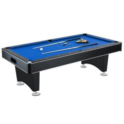 Hathaway Hustler Pool Table, Blue, 8-Feet