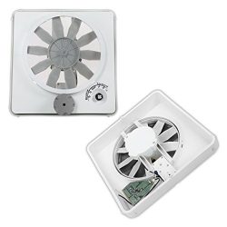 NEW HENGS VORTEX II WHITE VARIABLE MULTI SPEED 12V 12 VOLT RV CAMPER MOTORHOME CEILING VENT FAN  ...