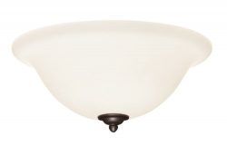 Emerson Ceiling Fans LK74WW Opal Matte Light Fixture for Ceiling Fans, Medium Base CFL