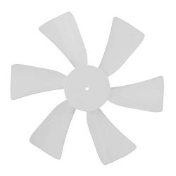 Dumble Fan Blades Replacement with 0.094” D-Bore, 6” Inch White RV Bathroom Fan Blade Replacemen ...