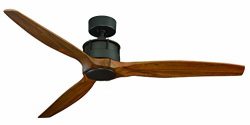 Royal Pacific Lighting 1073OB Torque 3 Modern Ceiling Fan with Wood Blades and Remote Control, 5 ...