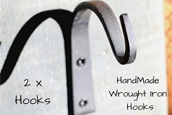 Wrought Iron Hooks Wrought Hooks Hanger Wrought Iron hooks for Lantern Wrought Iron Hooks for Co ...