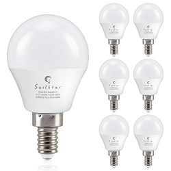 Sailstar Candelabra LED Light Bulbs 60-Watt Equivalent, Daylight White 5000K, E12 Candelabra Bas ...