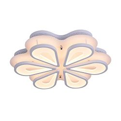 ROYAL PEARL Modern Flower Ceiling Light Fixture LED Pendant Lamp Chandelier Lighting for Living  ...