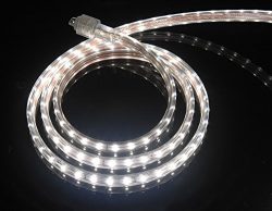 CBConcept UL Listed, 50 Feet, 5500 Lumen, 4000K Soft White, Dimmable, 110-120V AC Flexible Flat  ...