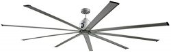 Big Air ICF72UPS Industrial Ceiling Fan, 6-Speed Indoor Metallic Fan, 72-Inch, Silver